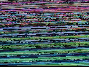 Colourful video static