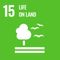 Logo for UN Sustainable Development Goals 15 - Life on land