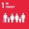 Logo for UN Sustainable Development Goals 1 - No Poverty